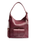 Sac hobo zippé M Premier Flirt Lancel cassis