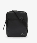 SACOCHE MEDIUM ZIPPÉE LCST CROISÉE EN PETIT PIQUÉ Noir