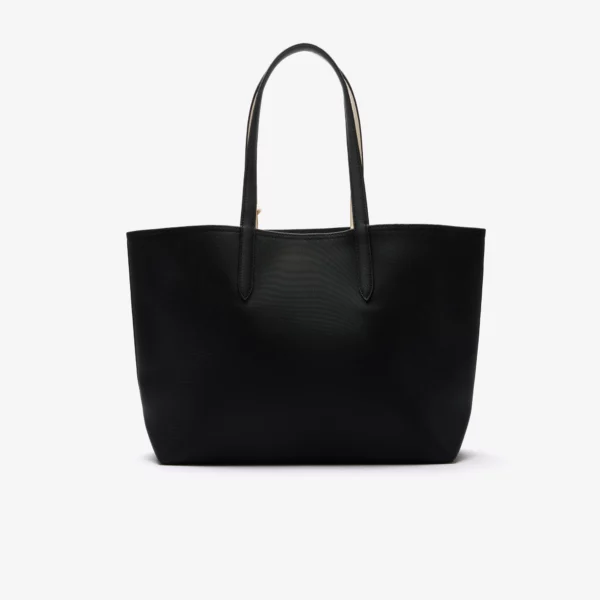 Sac cabas Anna réversible avec pochette Lacoste noir/farine