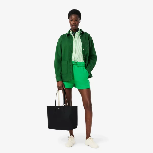 Sac cabas Anna réversible avec pochette Lacoste noir/farine