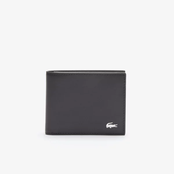Petit portefeuille Fitzgerald en cuir Noir Lacoste