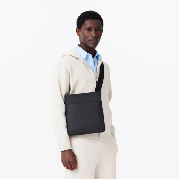Sacoche plate Men's Classic Noir Lacoste