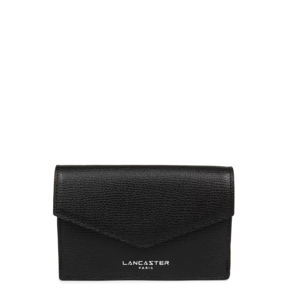 Porte-cartes femme cuir Sierra Lancaster noir