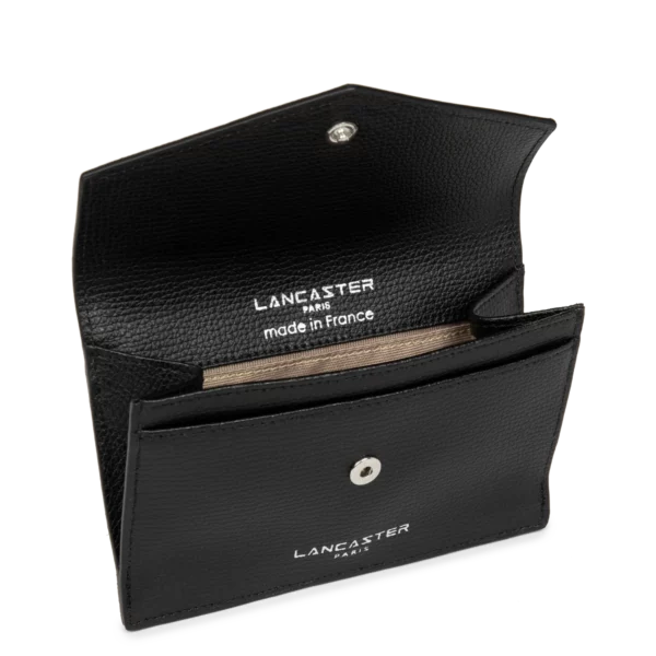 Porte-cartes femme cuir Sierra Lancaster noir