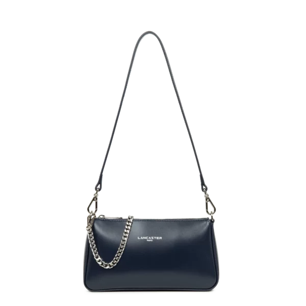 Sac trotteur bleu Suave Even cuir Lancaster