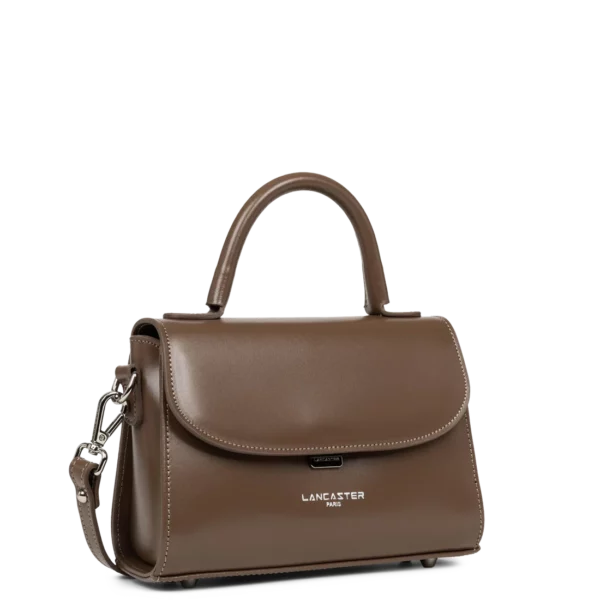 Sac à main Suave Even cuir Lancaster - marron