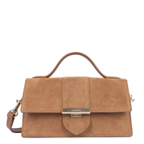 Sac à main Ily Lancaster suède camel