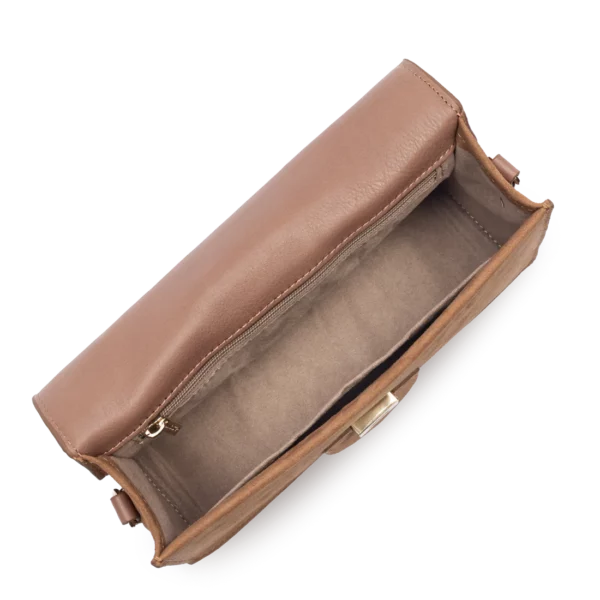 Sac à main Ily Lancaster suède camel