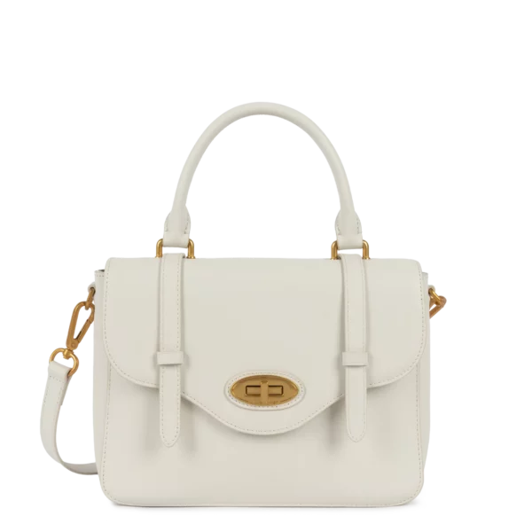 Sac cartable cuir Donna Kyla Lancaster - Ivoire