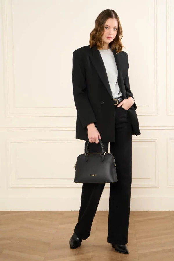 Sac demi lune Sierra Jia Lancaster noir