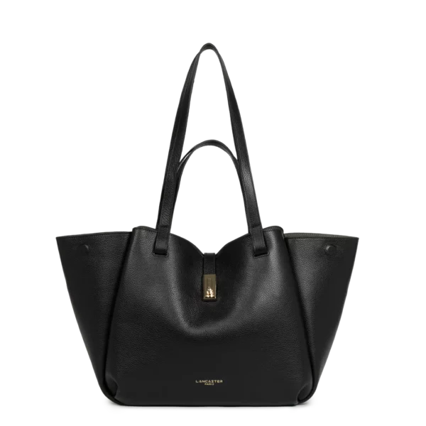 Grand sac cabas épaule Milano Horizon Lancaster noir