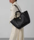 Grand sac cabas épaule Milano Horizon Lancaster noir