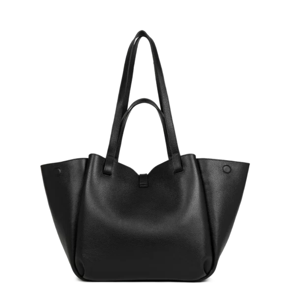 Grand sac cabas épaule Milano Horizon Lancaster noir