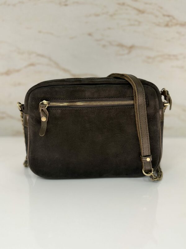 Sac bandoulière Orelia cuir Mila Louise kaki