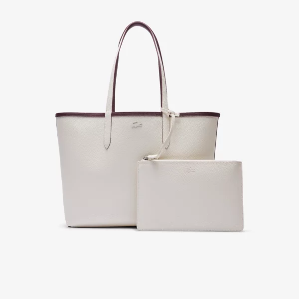 Sac Cabas réversible avec pochette femme Anna Lacoste Expresso