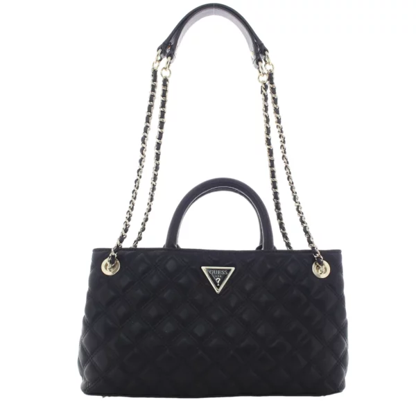 Sac à main femme Giully effet matelassé noir Guess