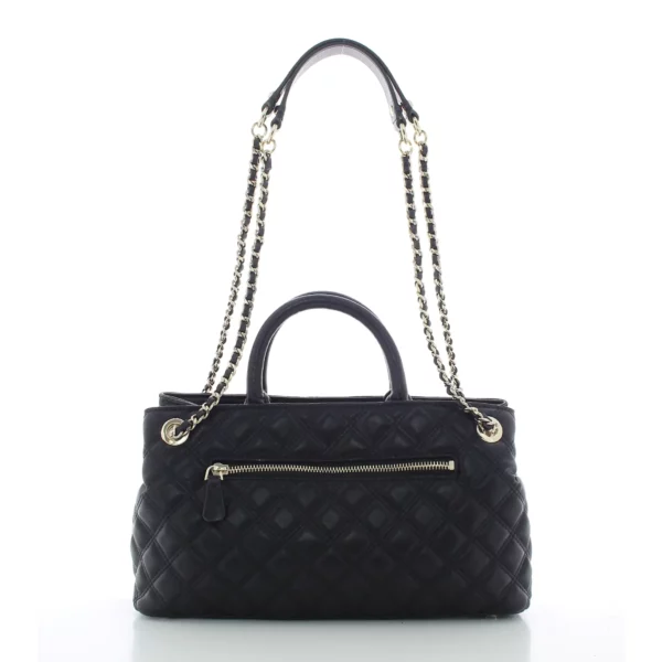 Sac à main femme Giully effet matelassé noir Guess