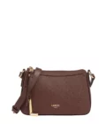 Sac bandoulière zippé Faubourg Lancel noix de coco