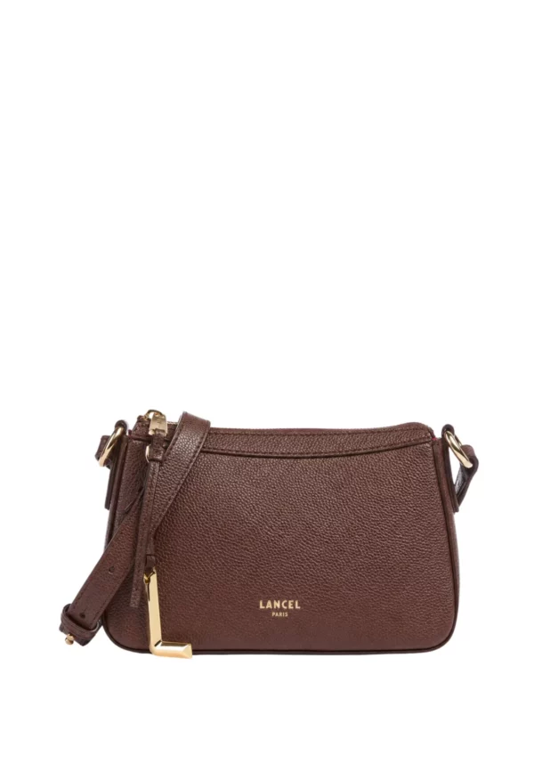 Sac bandoulière zippé Faubourg Lancel noix de coco