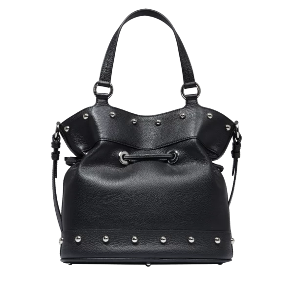 Sac seau Premier Flirt cuir noir Lancel