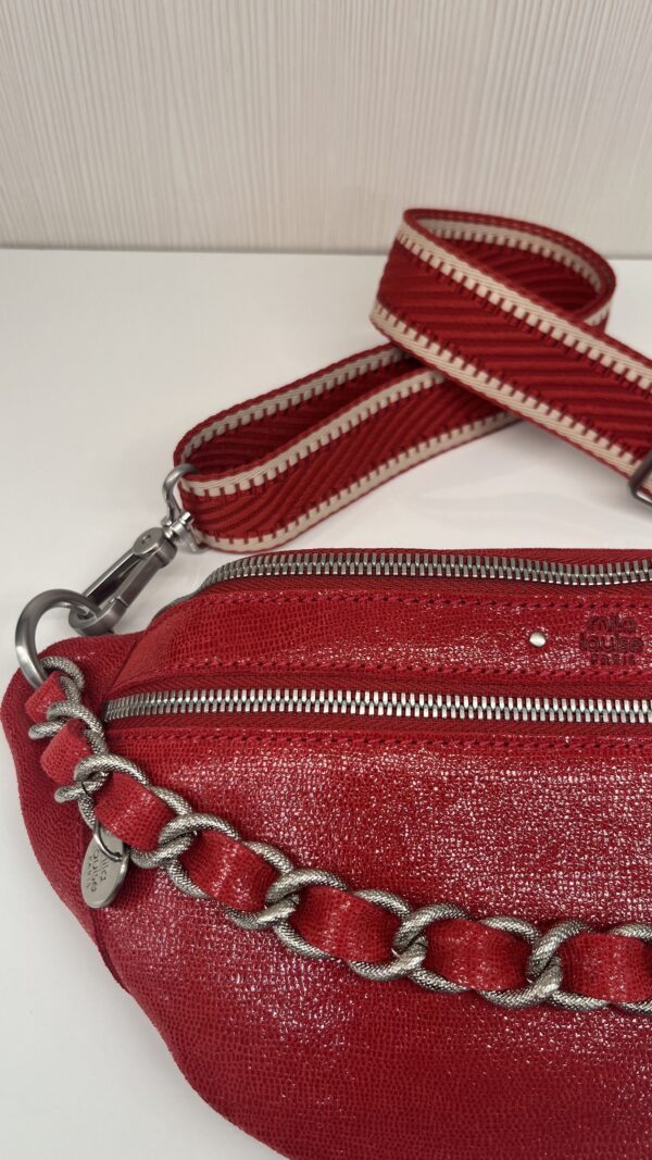 Sac banane Petra RP rouge mila louiise