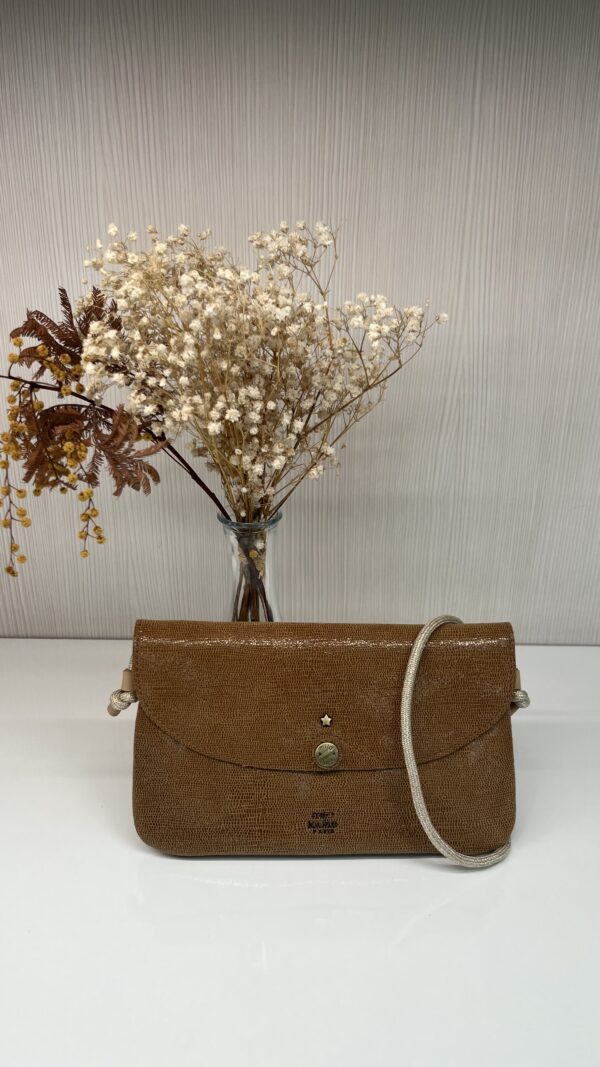 Sac pochette Olca RP Mila Louise camel