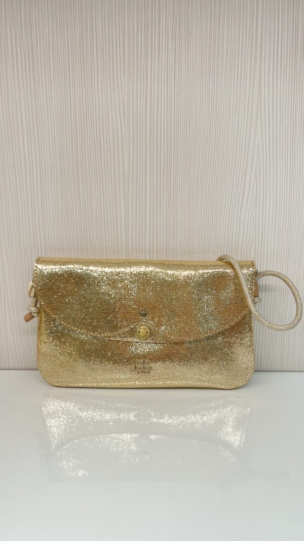 Sac à main pochette Olca RX Mila Louise ambre