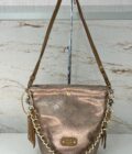 Sac seau Milena tissu pailleté Mila Louise bronze