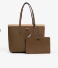 Sac cabas Anna réversible avec pochette Lacoste buffle/mascara