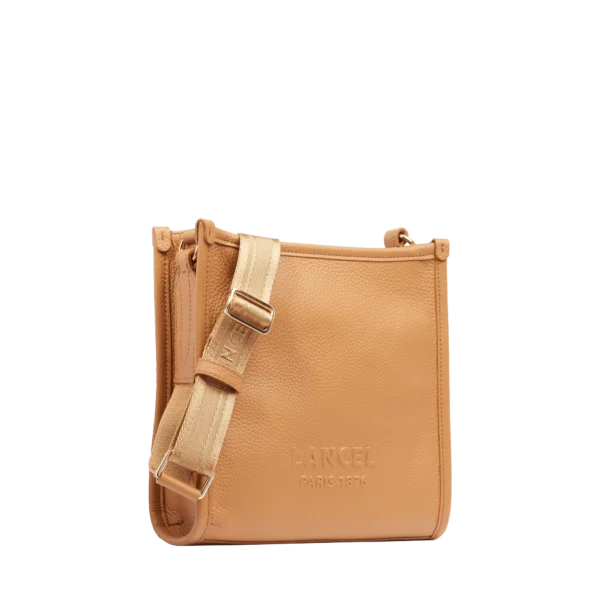 Sac cuir porté croisé S JOUR Lancel camel
