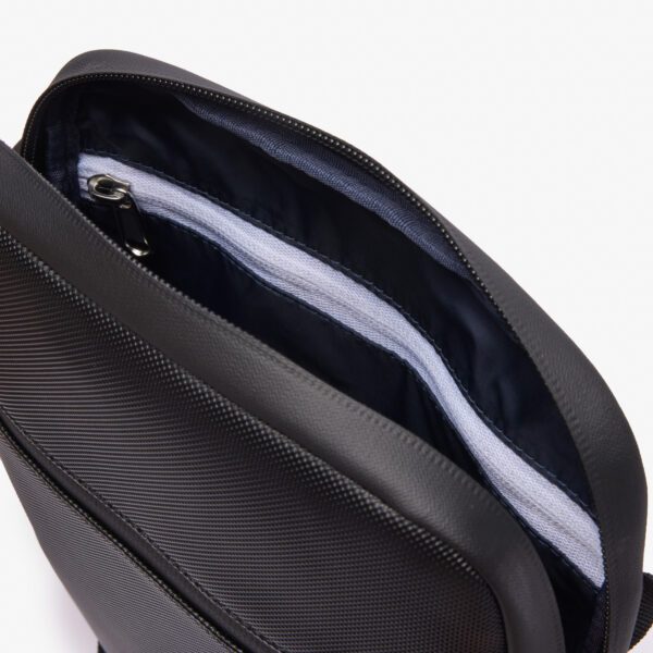 Sacoche moyenne LCST Petit Piqué Lacoste Noir