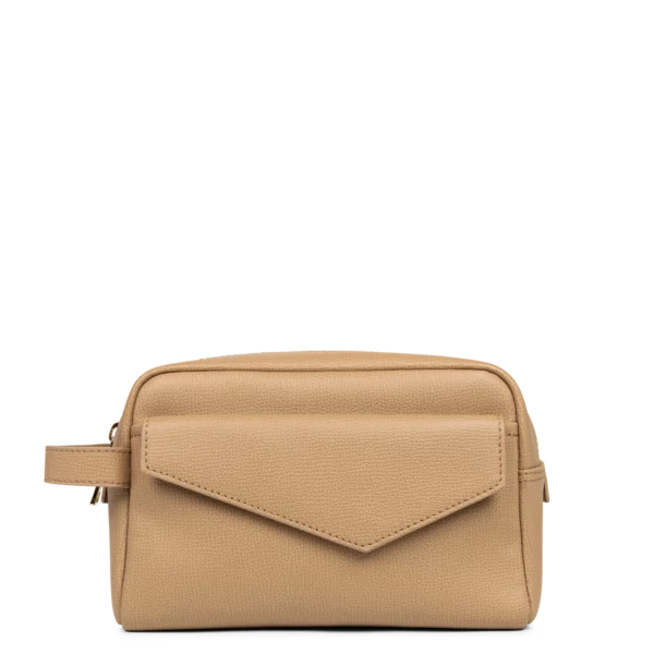 Trousse de toilette Zoé cuir Lancaster beige