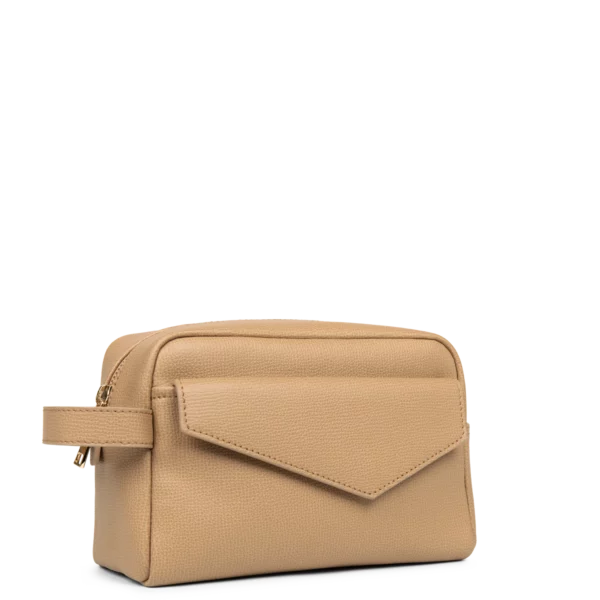 Trousse de toilette Zoé cuir Lancaster beige