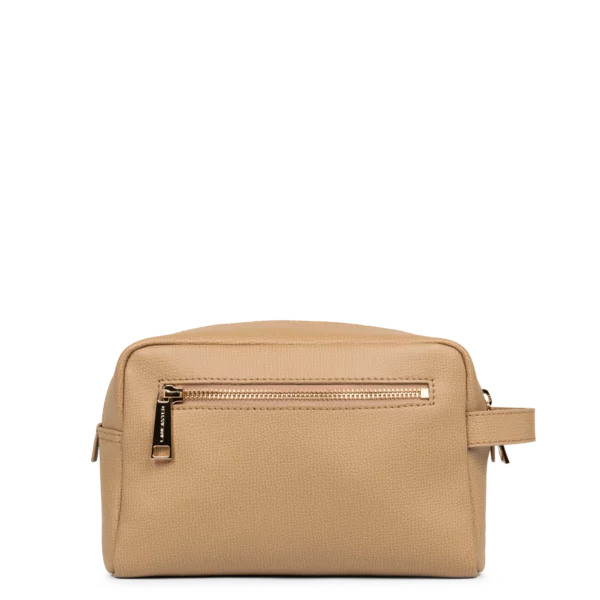 Trousse de toilette Zoé cuir Lancaster beige