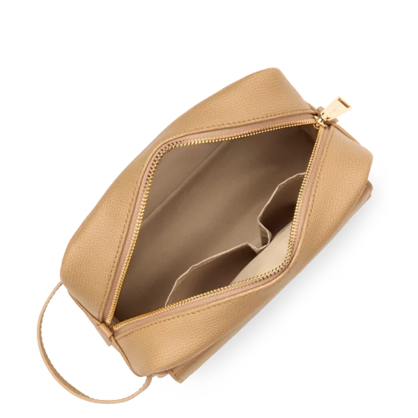 Trousse de toilette Zoé cuir Lancaster beige
