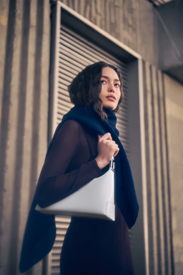 Sac à main Suave Ace Cuir Lancaster - gris clair