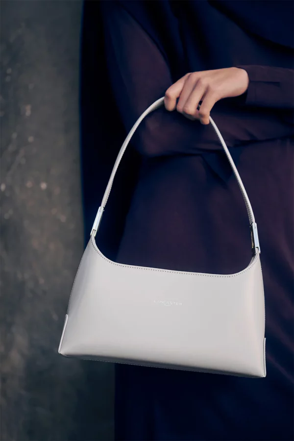 Sac à main Suave Ace Cuir Lancaster - gris clair