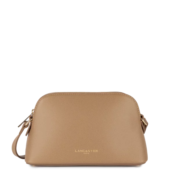 Sac à main demi-lune sable cuir Lancaster Sierra Jia