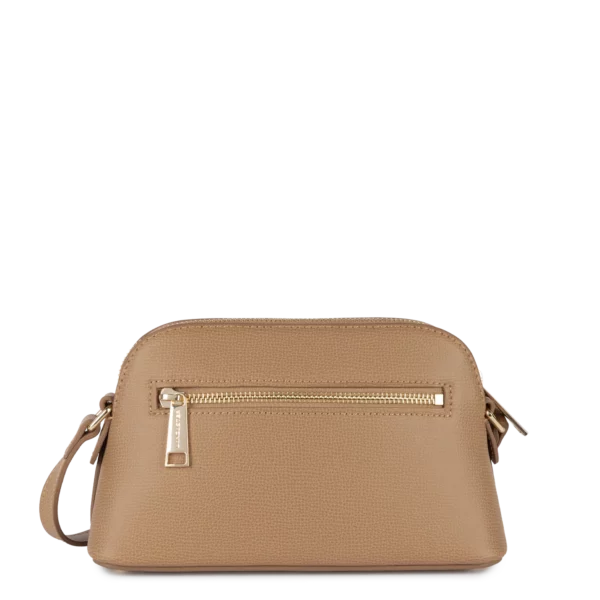 Sac à main demi-lune sable cuir Lancaster Sierra Jia