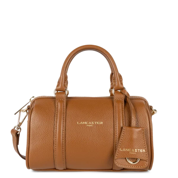 Petit Sac Polochon Cuir Lancaster Milano Ana camel