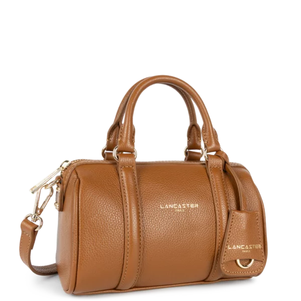 Petit Sac Polochon Cuir Lancaster Milano Ana camel