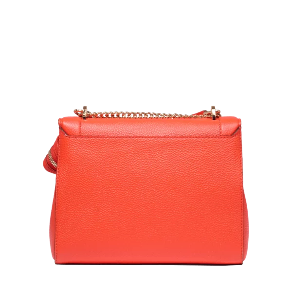 Sac à main rabat M Ninon Orange vif Lancel