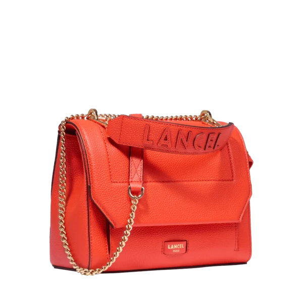Sac à main rabat M Ninon Orange vif Lancel