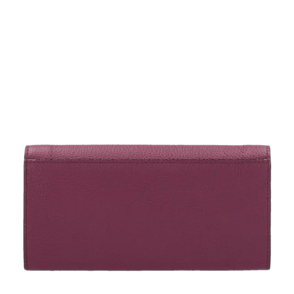 Portefeuille slim à rabat Ninon Lancel cardinal