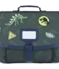 Cartable Timothée kaki 38cm