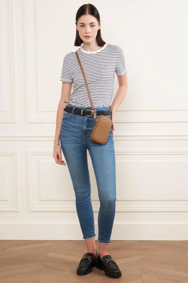 Pochette smartphone femme Dune Lancaster camel