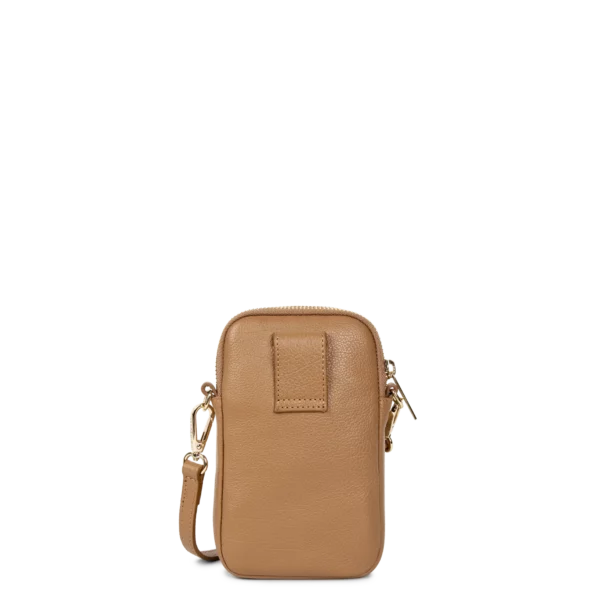 Pochette smartphone femme Dune Lancaster camel