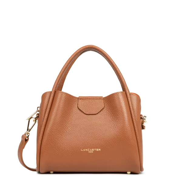 Sac à main camel Ida double Cuir Lancaster