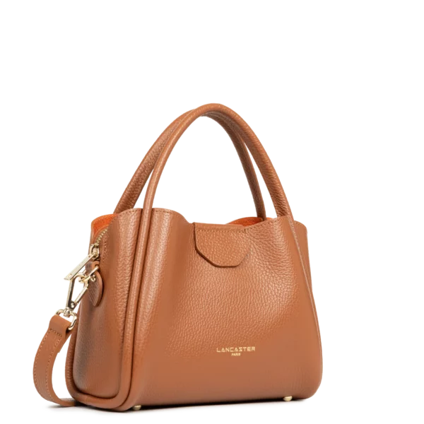 Sac à main camel Ida double Cuir Lancaster