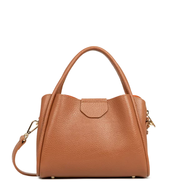Sac à main camel Ida double Cuir Lancaster
